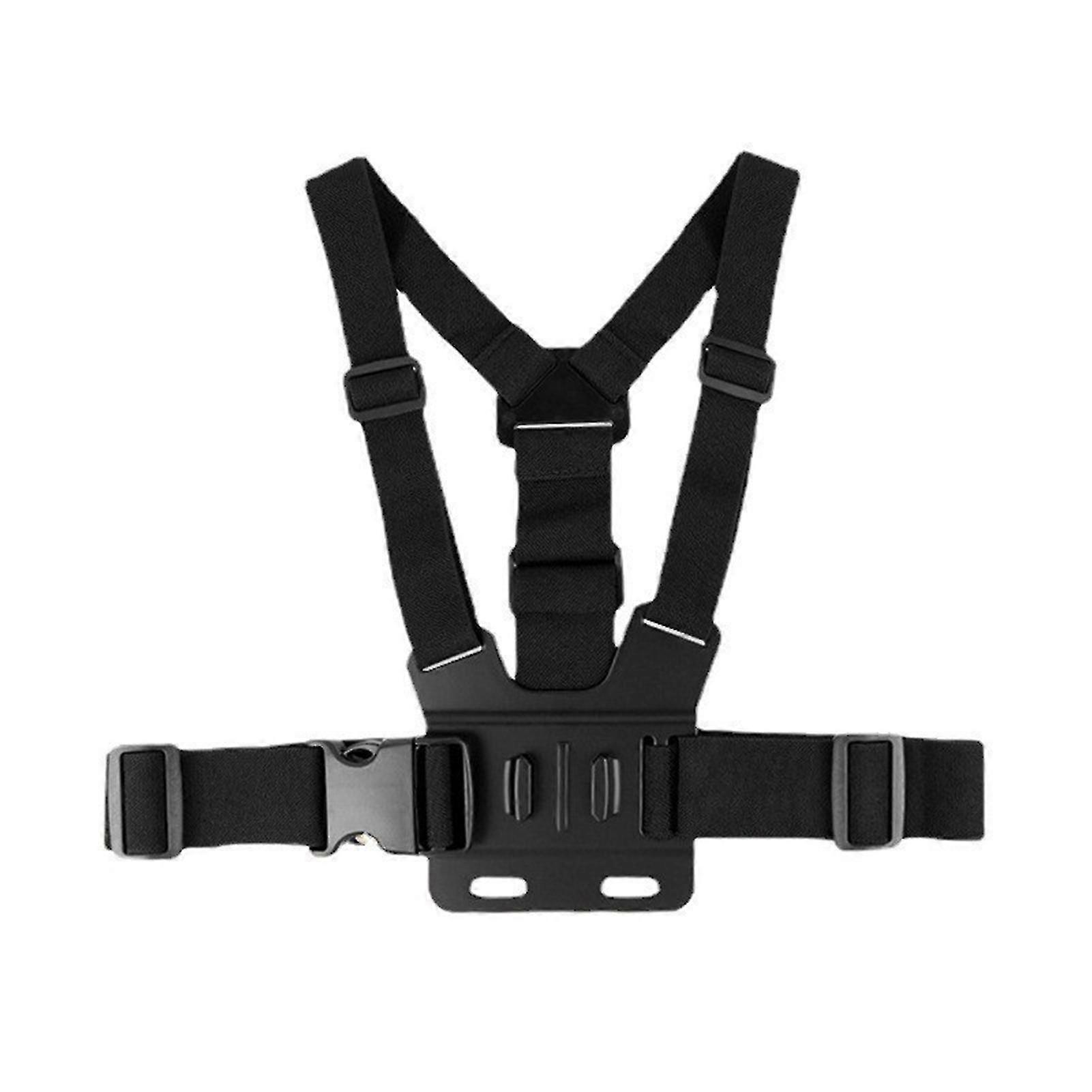 Chest Mount Harness Strap Adjustable Secure Stable Camera Fixing Anti-slip Camera Shoulder Strap for GoPro Series/for Insta360/for Drift