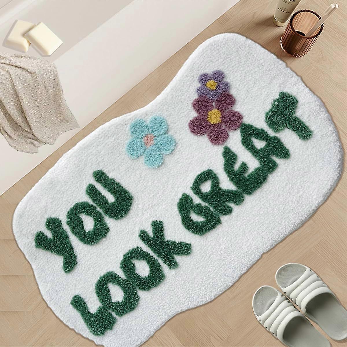 Cute bathroom mats 31.49×19.68 inches