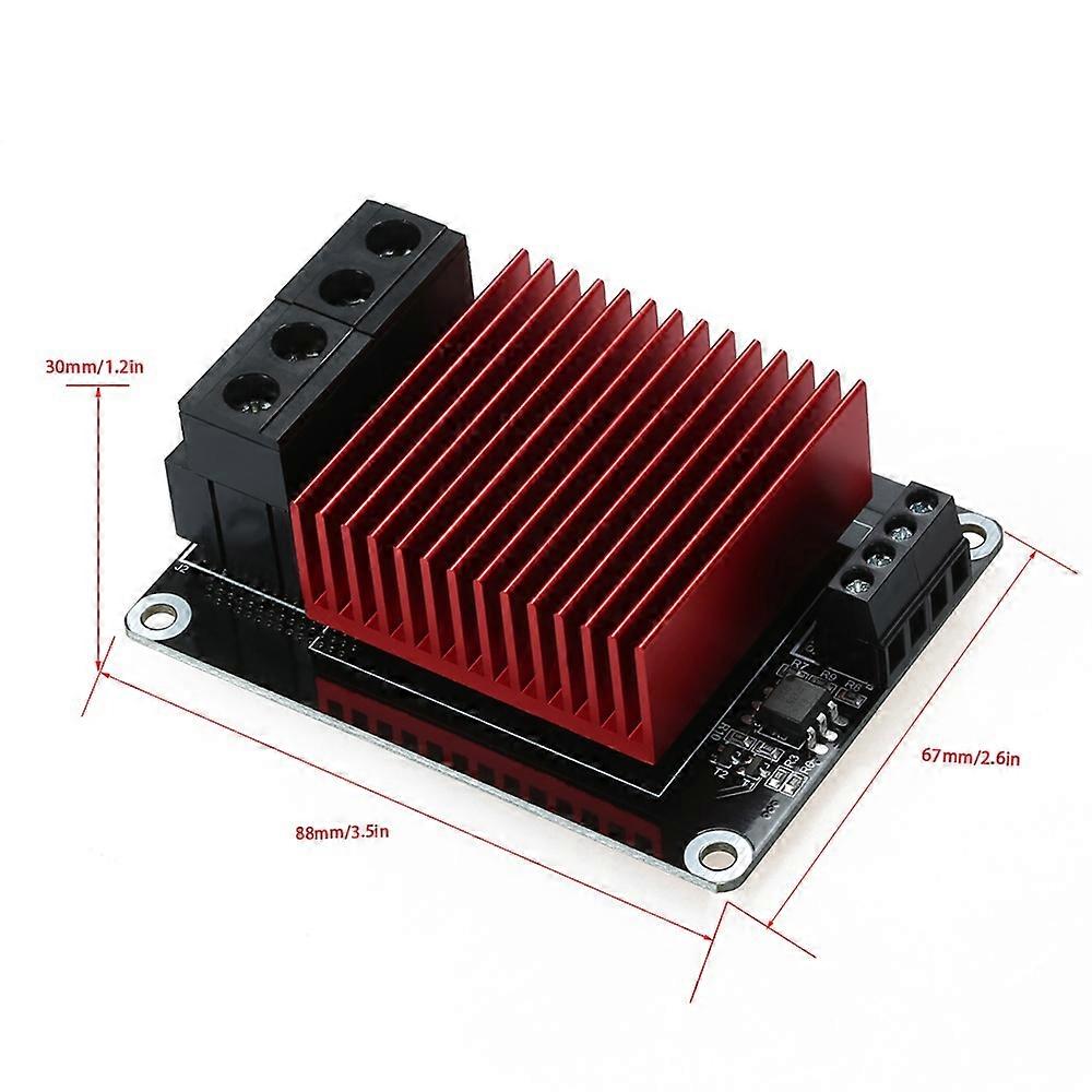 3D Printer Hotbed Heating Controller High Current Load MOS Module MOSFET Board Exceed 30A Compatible