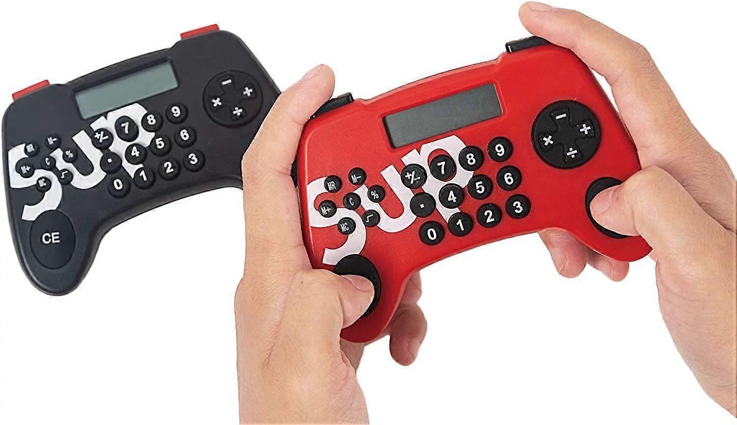 2pcs Mini Game Handle Calculator, 8-Digit Display Desktop Calculator fast