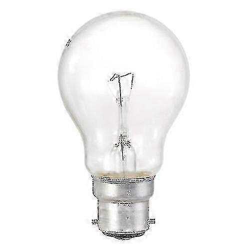 10 Pack 60w Bc B22 Clear Classic Light Bulbs, Bayonet Cap