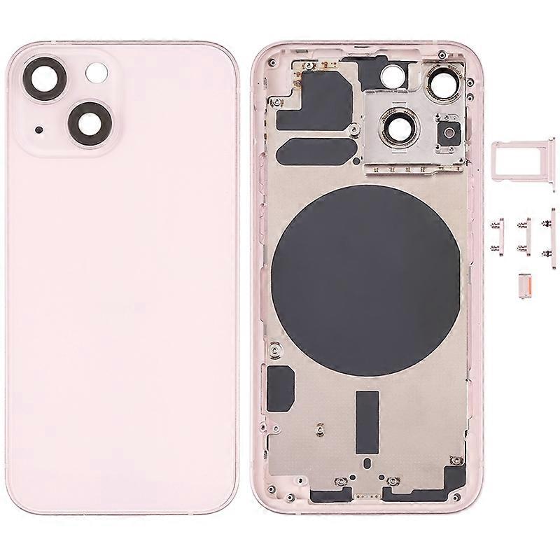 For iPhone 13 mini 5.4 inch Back Battery Housing Cover+Middle Plate Frame+Side Buttons