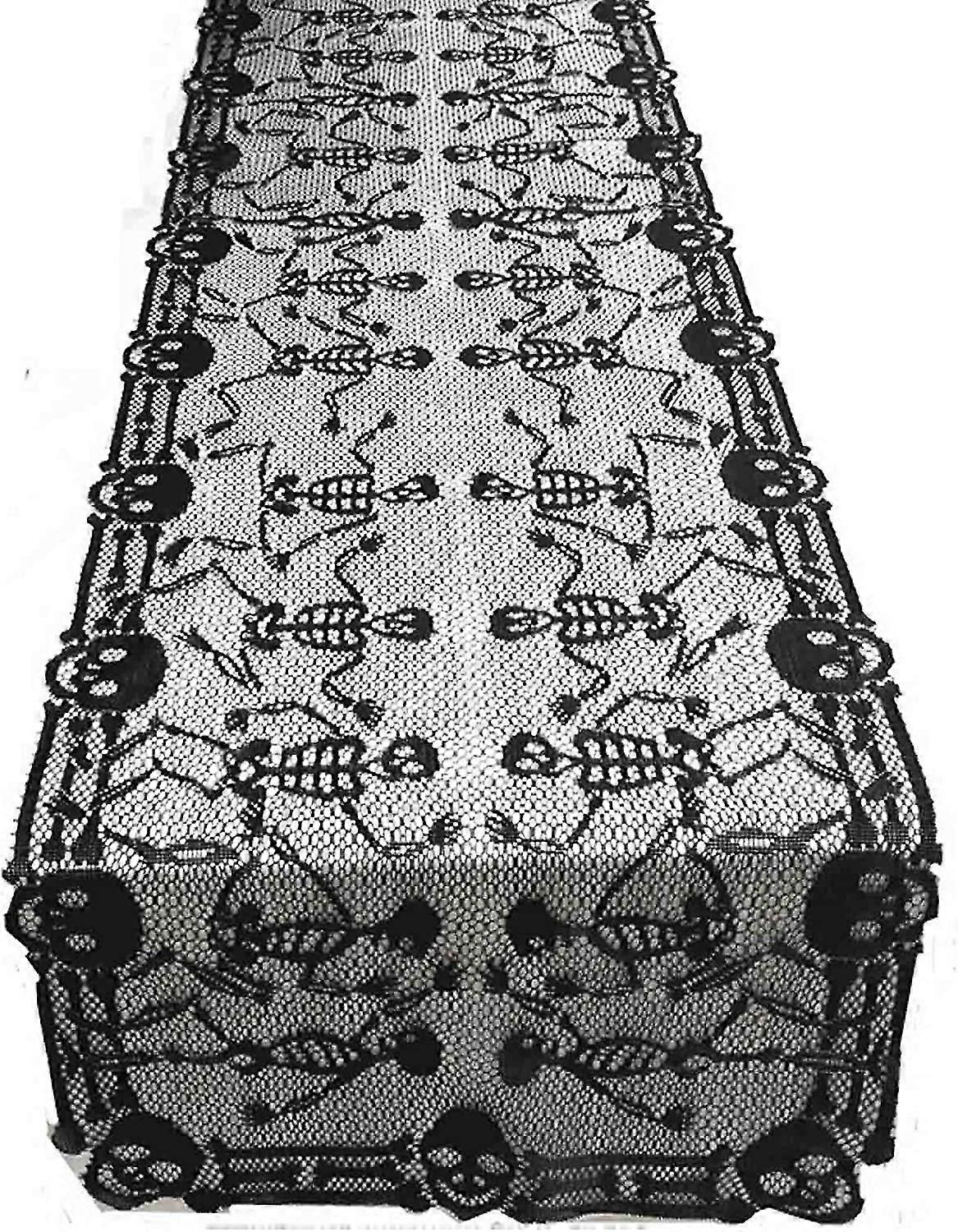 Halloween Decoration Table Runner, 18 By 80 Inch Funny Dancing Skeleton Table Runner