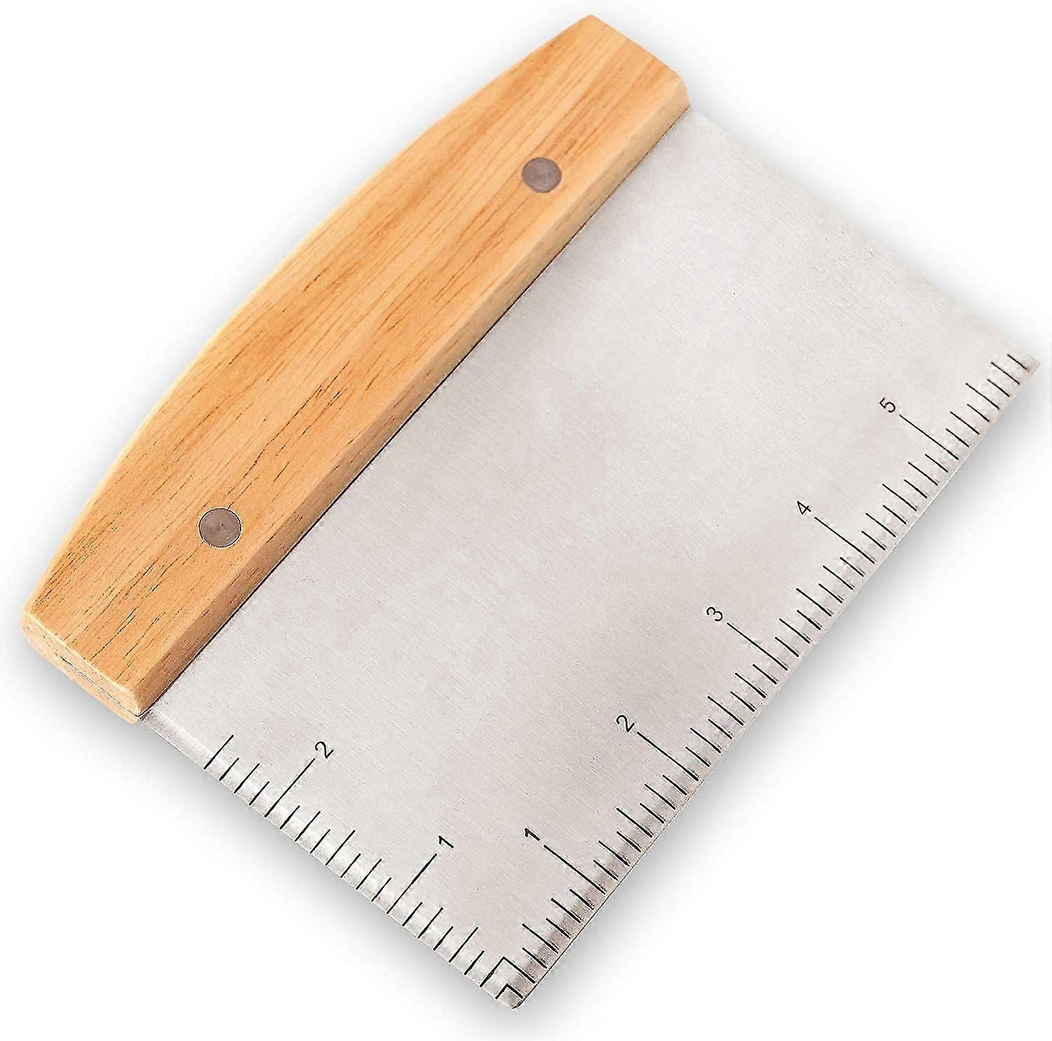 Rustfrit stål metal griddle skraber chopper til brød og pizza dej