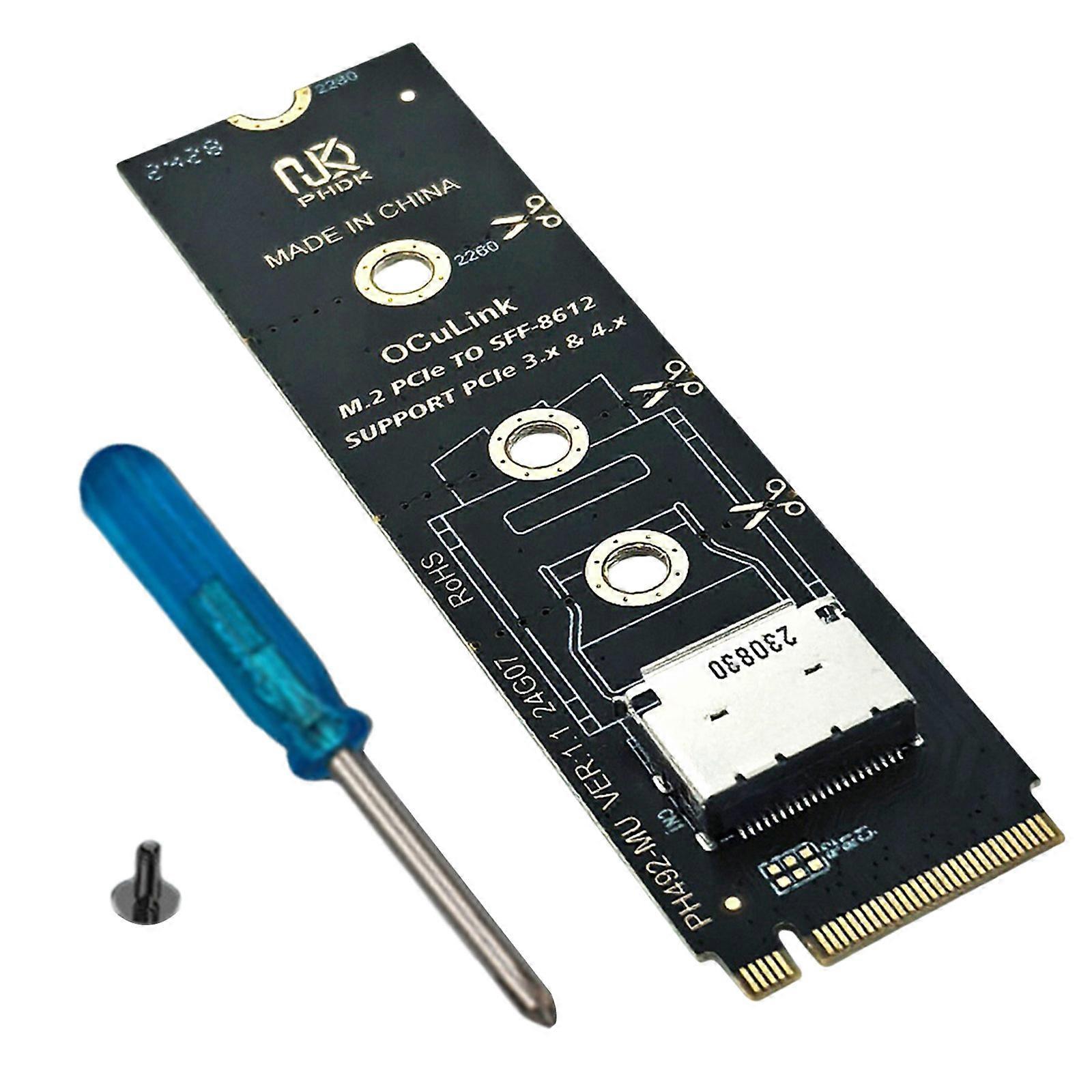 M.2 to SFF 8612 Adapter Support SFF8611 SFF8612 Interfaces for Office and Home Computer Upgrades