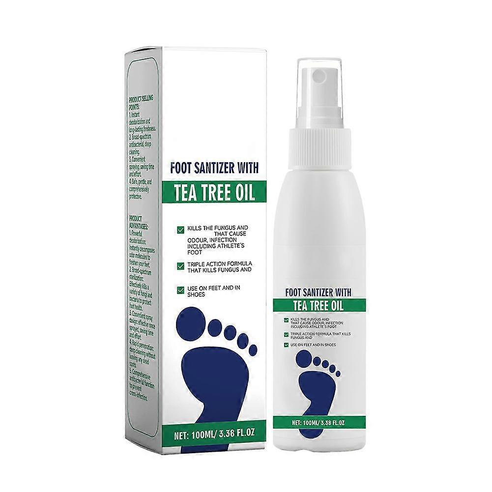 Natural Foot Deodorant Spray Bactericidal Deodorant Spray For Foot Care 100ml