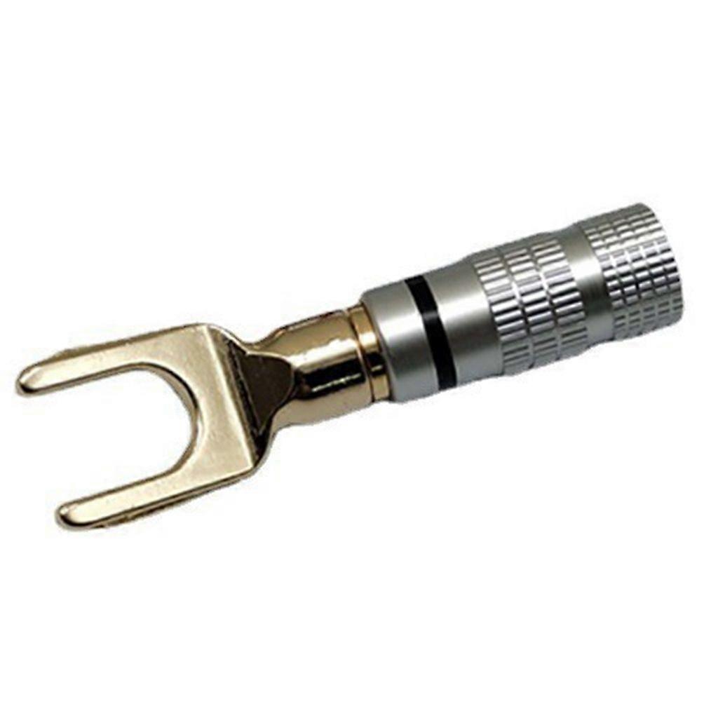 Upgrades Y Fork Connector Gold Configuration Banana Plugs for Music love