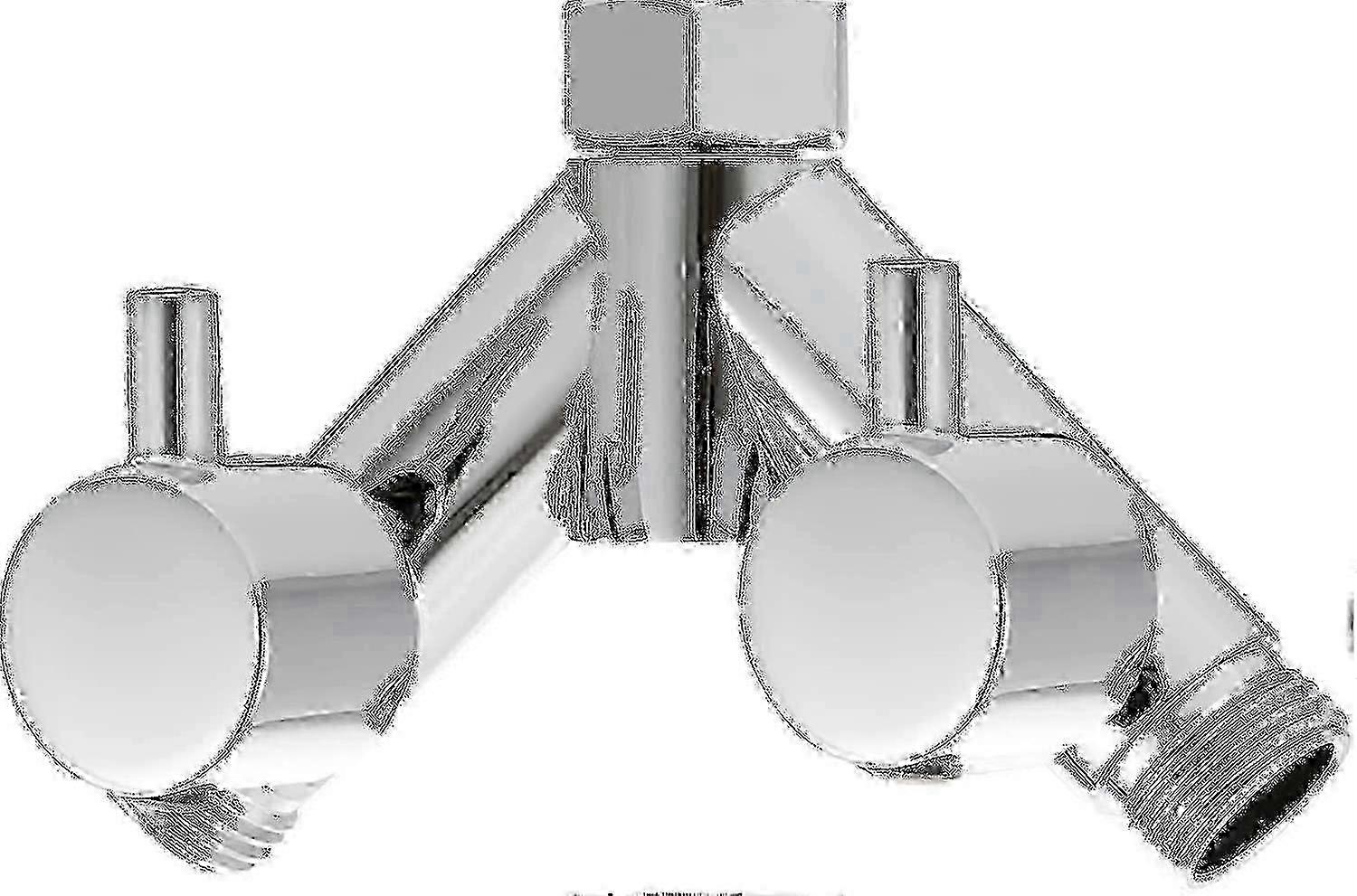 Brass Diverter Valve Shower Shut-off Valve 2-way Y Splitter 1/2 Inch Chrome Compatible with Shower Hose and Head