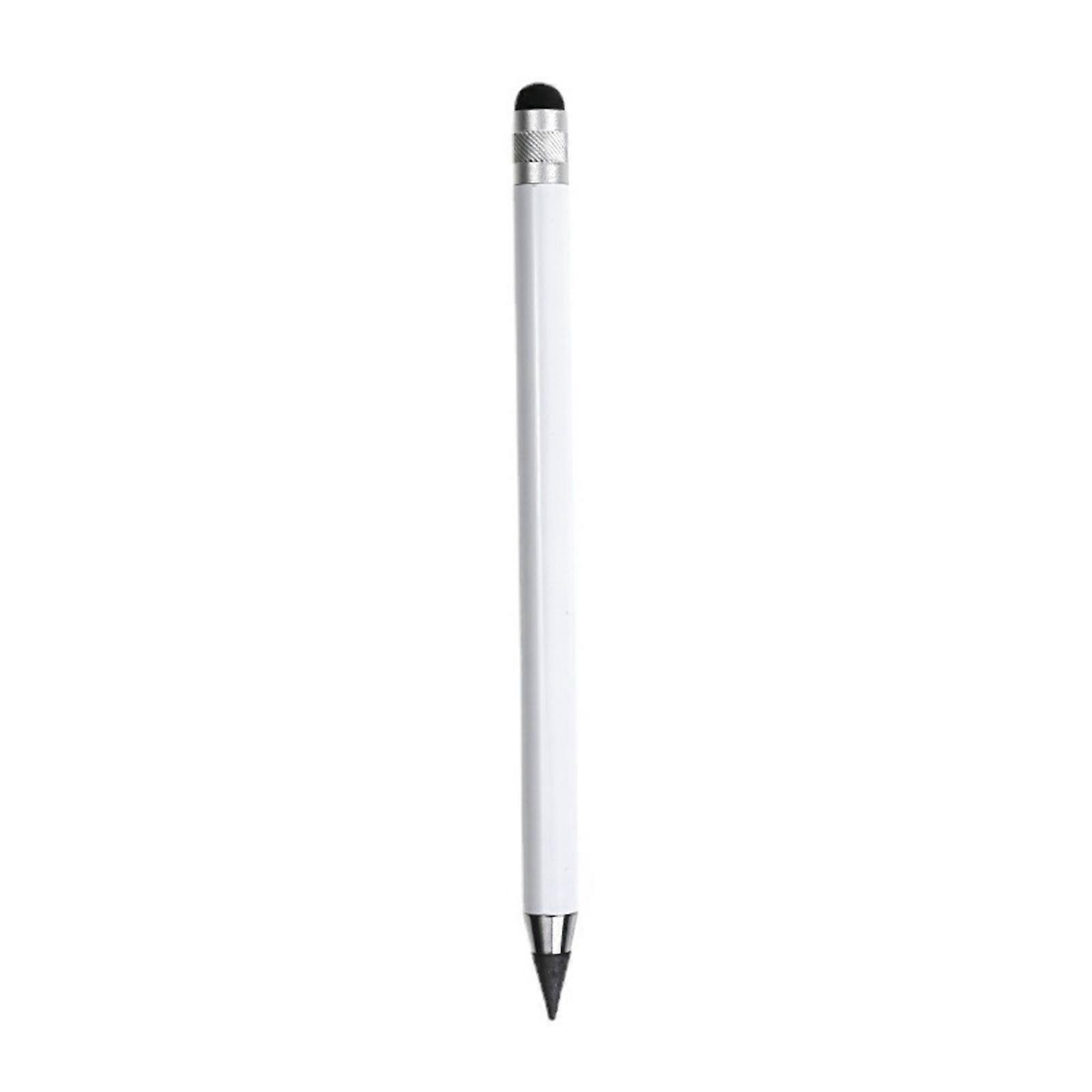 Portable Stylus Pens Capacitive Disc Tip Stylus Pen Capacitive Stylus Touch Screen Pen for Cellphone Tablet Sensitivity White
