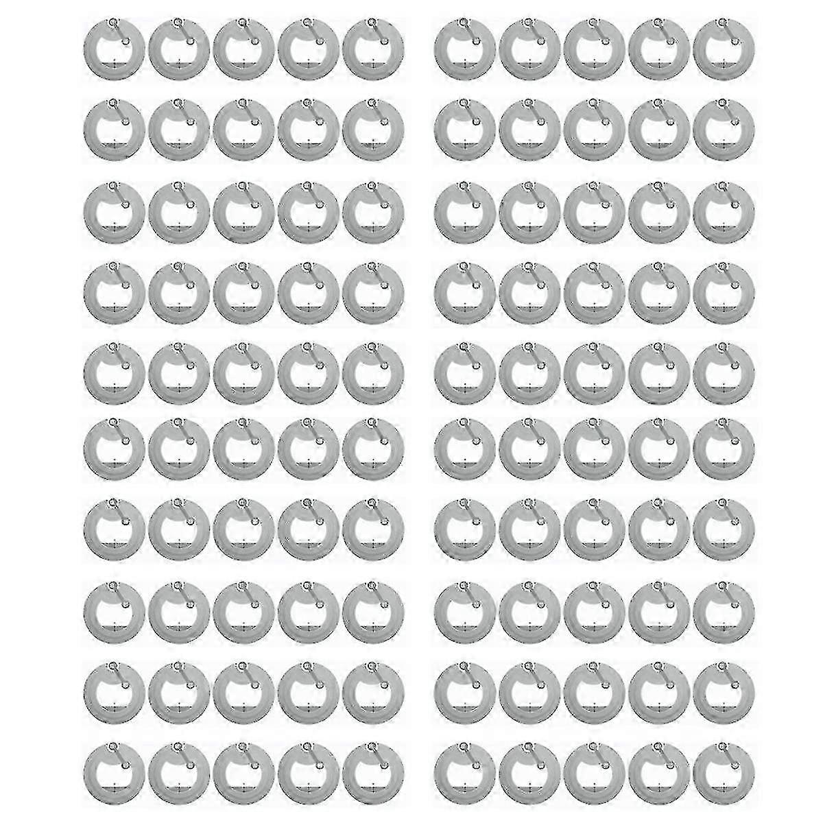 NFC Ntag213 Labels 100Pcs 13.56MHz ISO14443A Stickers for NFC Enabled Phones Universal Compatibility