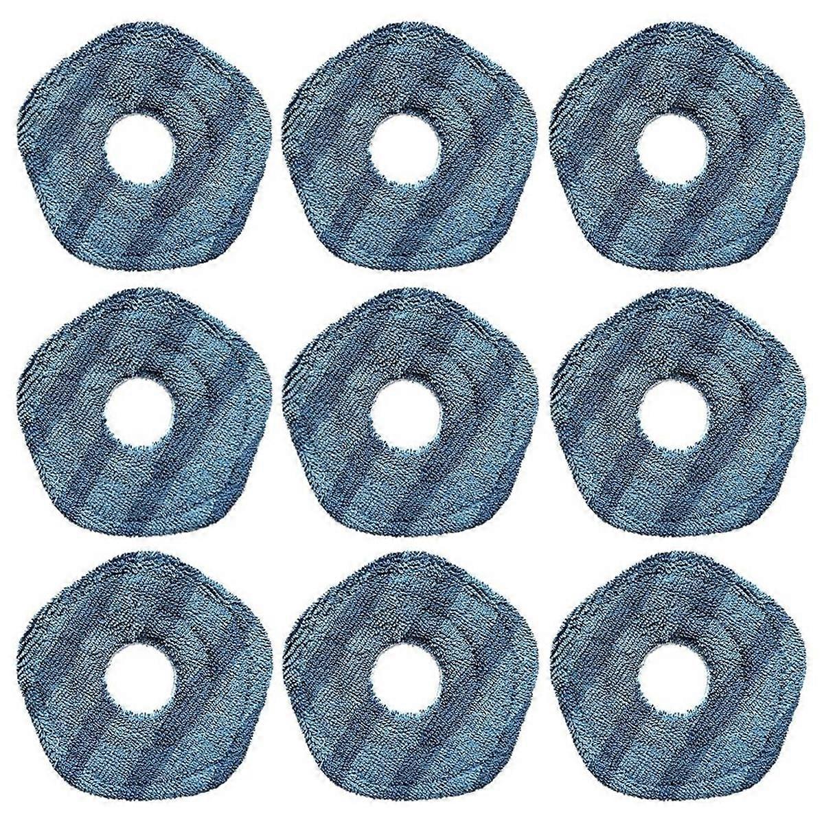 9pcs Replacement Washable Mopping Cloth Mop Pads For Eufy X10 Pro
