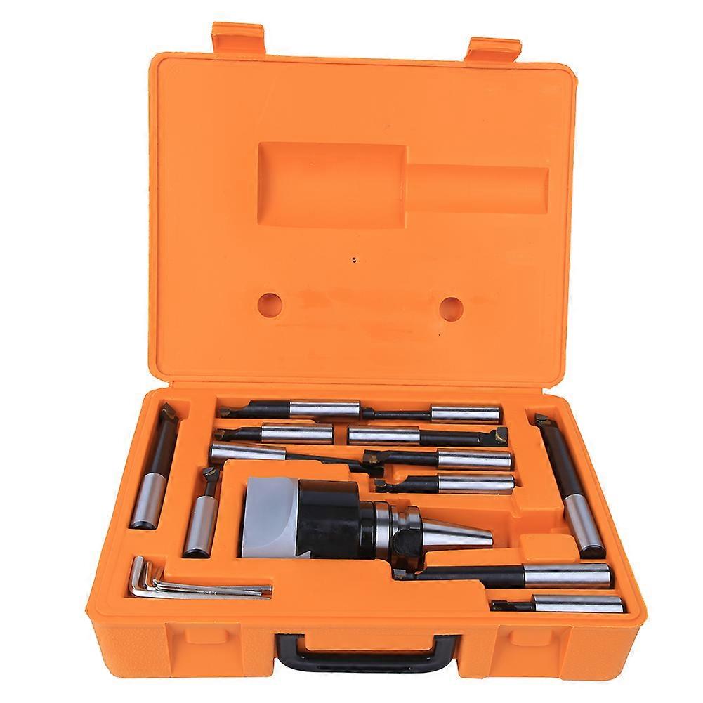 Boring Head Set High Hardness 40CR CNC Milling Tool Kits F1-18 75mm with Storage Box