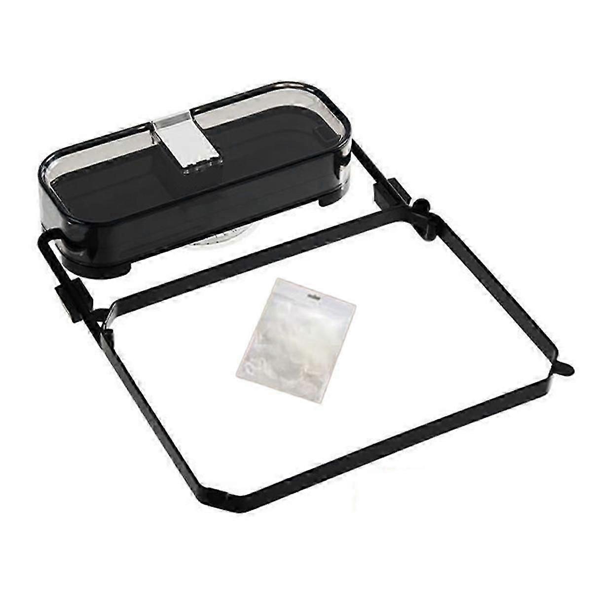 Suction Sink Filter Screen Trough Drainage Screen Basket with 50 Mesh Bags Detachable Kitchen Sink