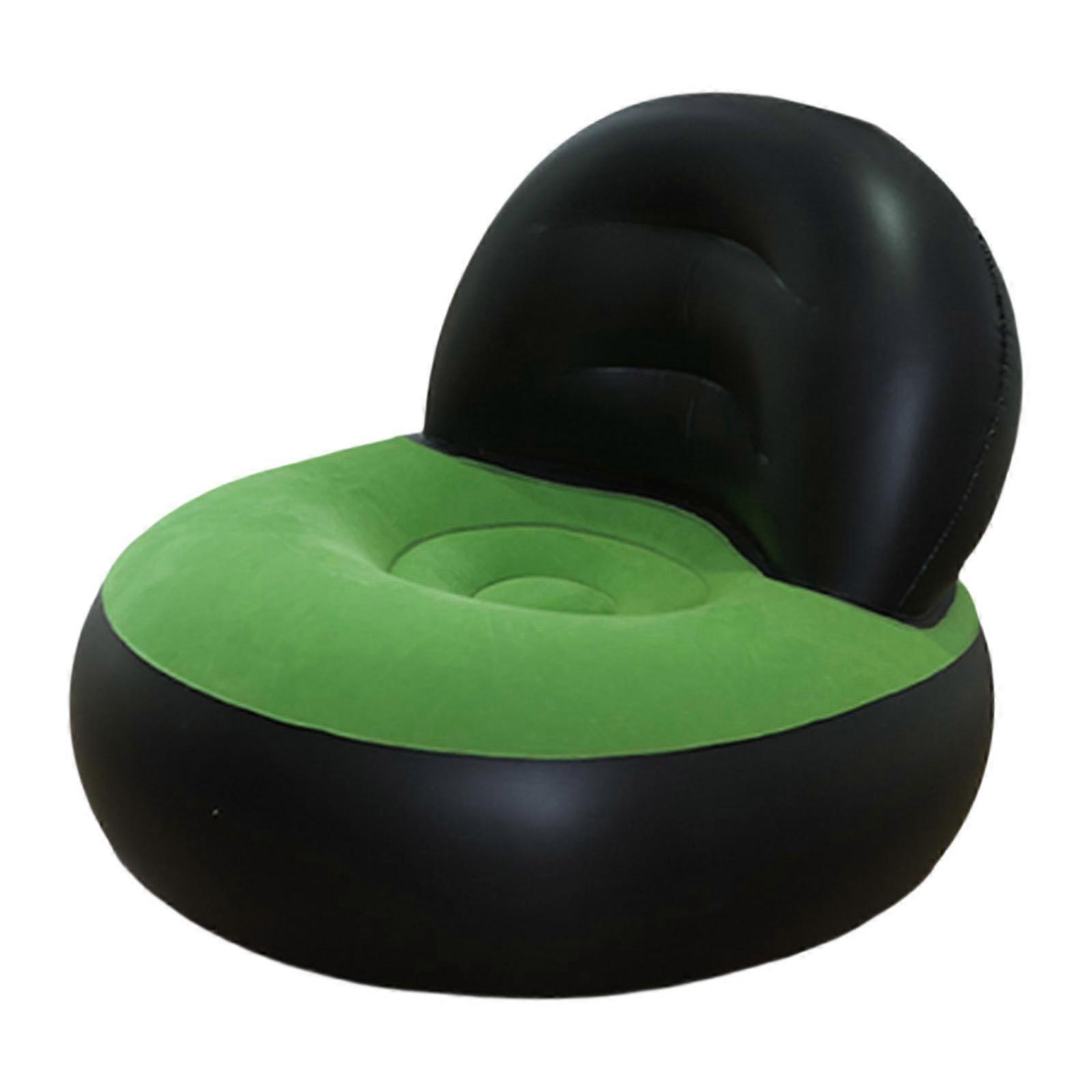 Inflatable Sofa with Backrest Multifunctional Portable Soft Thickened Lazy Sofa