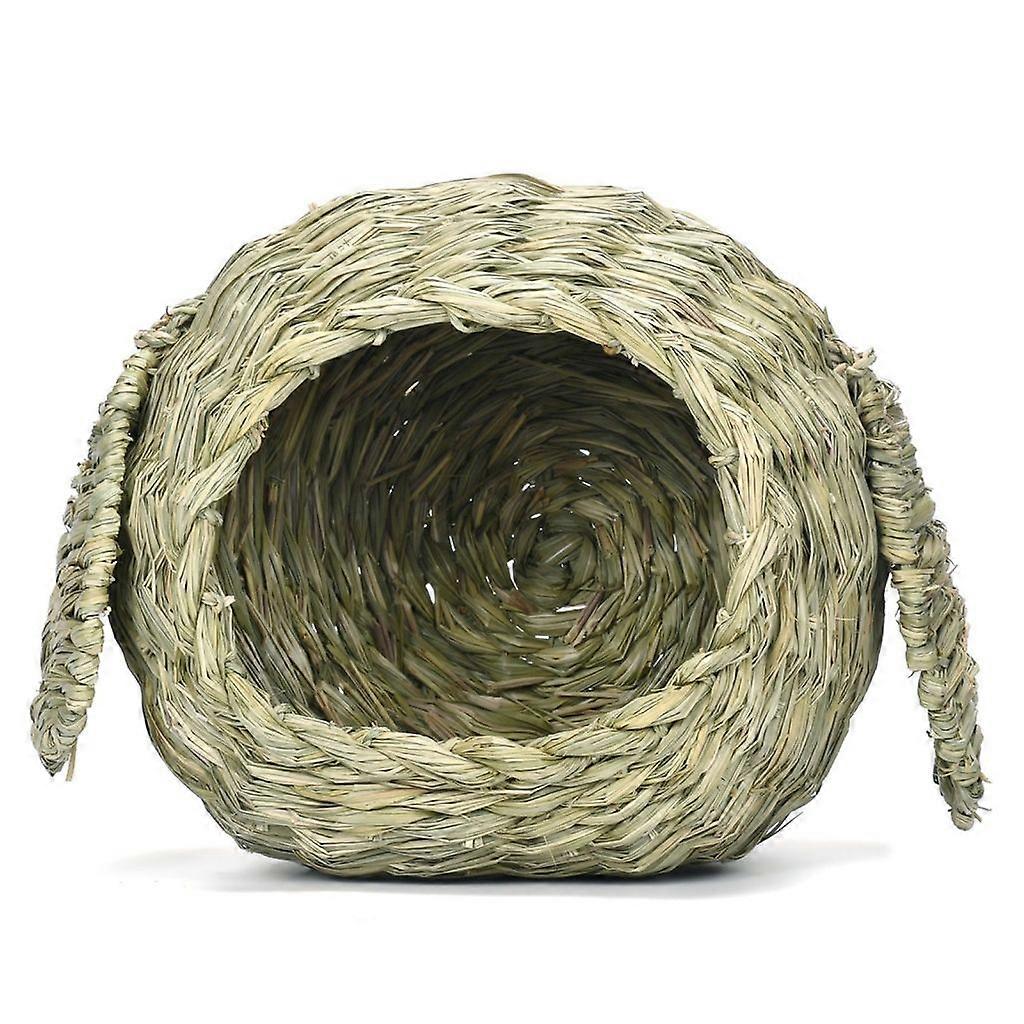 بيت الأليفة القنافذ الهامستر قفص القش الهامستر الأكواخ سرير الأرنب اليد Woving