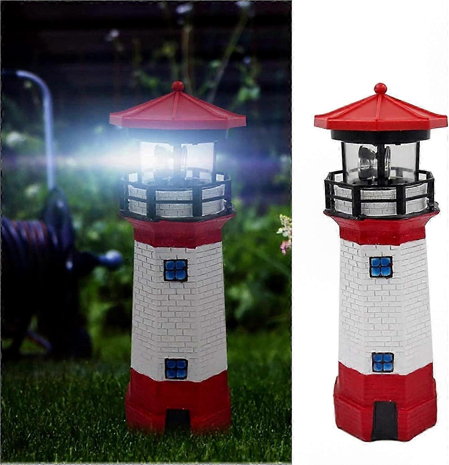 Solar Powered Rotating LED Garden Light for Outdoor Decorative Landscape Lighting
