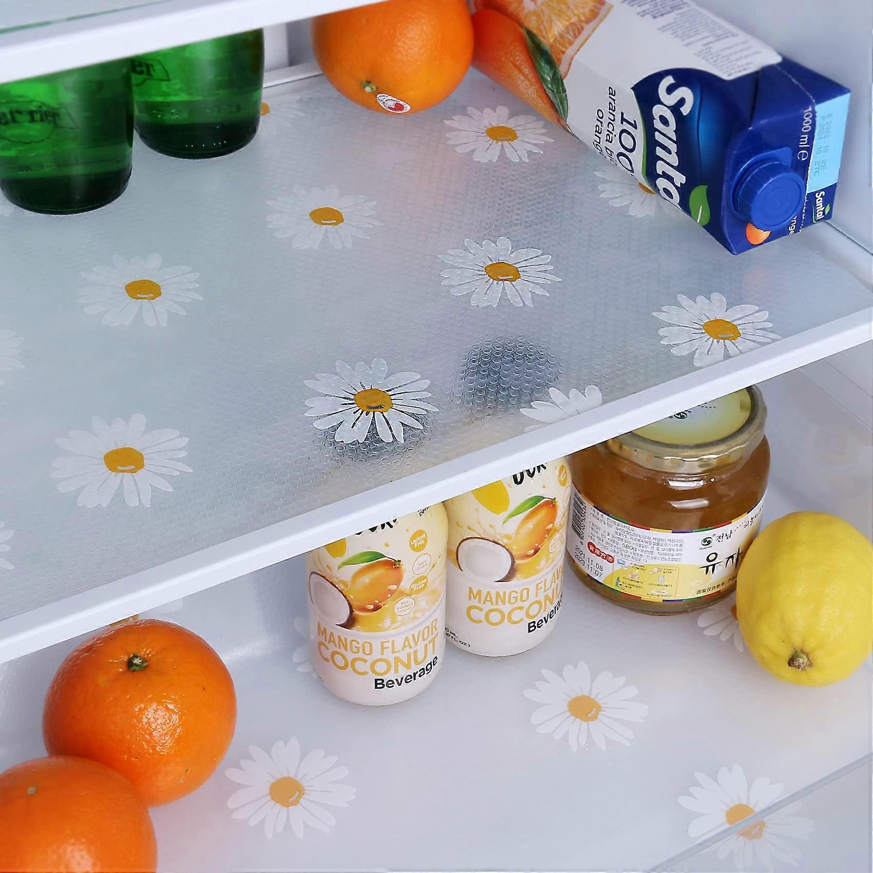 Large Refrigerator Liners 23.6" x 236" Waterproof Oil-Proof Non-Adhesive Kitchen Shelf Liner BPA-Free Easy to Cut for Cabinets Drawers