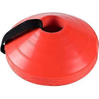 Cônes ronds orange vif, outil d'entraînement polyvalent pour la remise en forme (lot de 20)