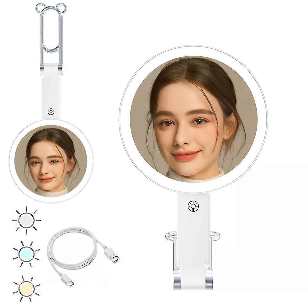 magnifying mirror, lighted, adjustable brightness