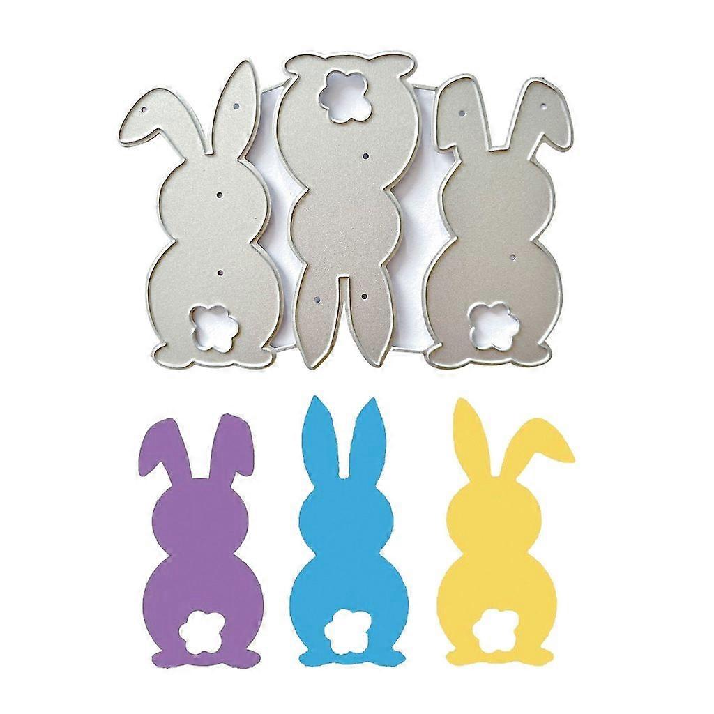 Easter Rabbit Metal Die Cuts Embossing Template Stencil Scrapbooking for Card