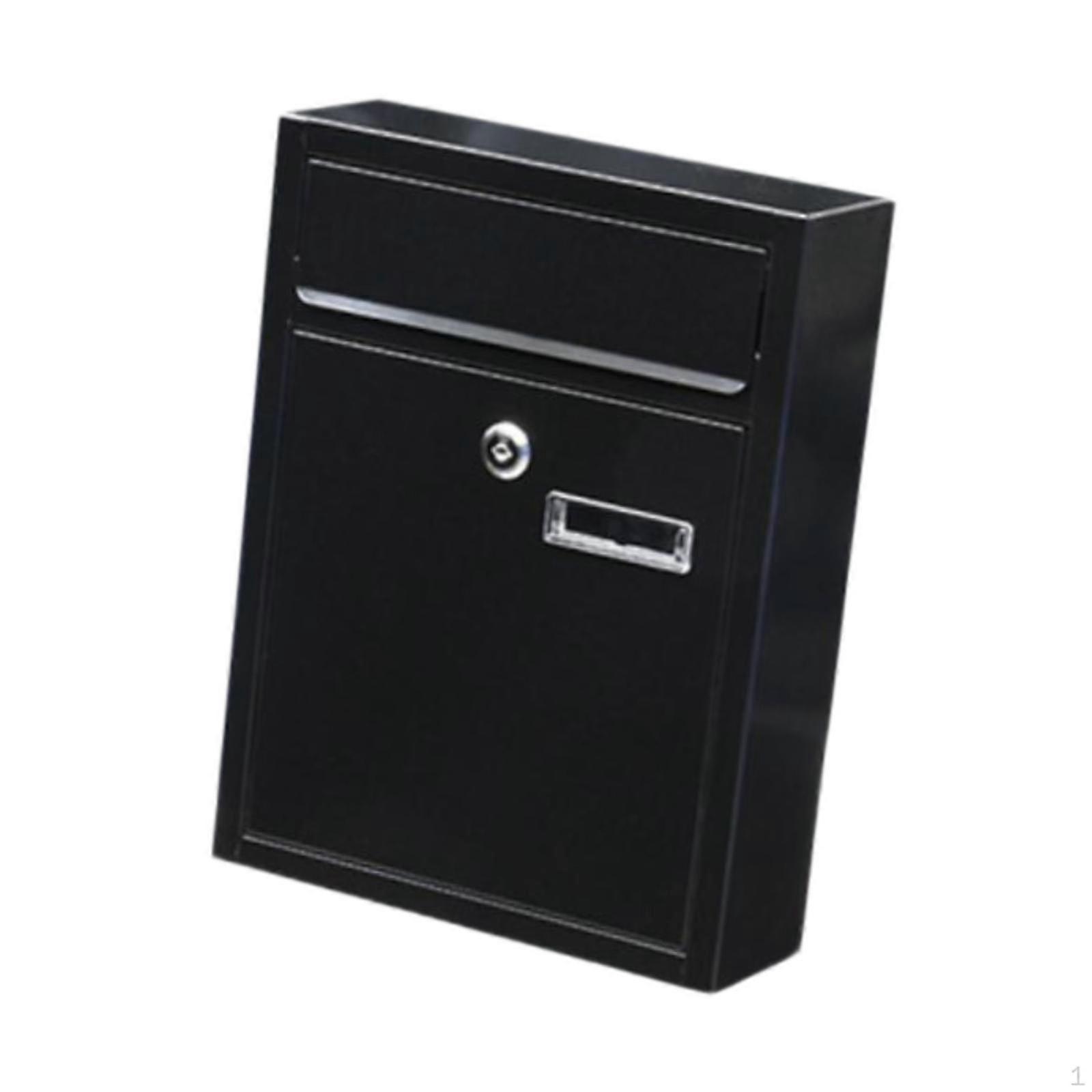 Heavy-Duty Wall-Mounted Mailbox with Secure Locking System