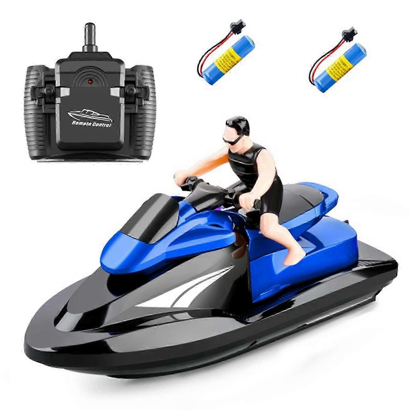 Βάρκες rc για τα παιδιά, μίνι τζετ σκι τηλεχειρισμού 2.4ghz με τις διπλές μηχανές για τις πισίνες λιμνών, διασκεδαστικό παιχνίδι νερού για τα κορίτσια αγοριών