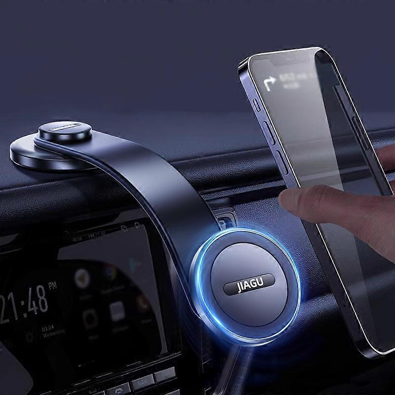 JIAGU Car Suction Cup Type Magsafe Mobile Phone Bracket Telescopic Instrument Panel Car Navigation Rack