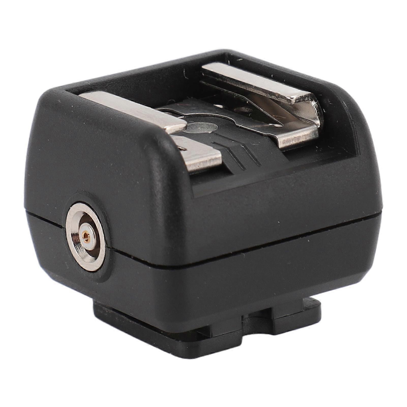 Hot Shoe Adapter with PC Port Nikon Pentax Photography Accessory Suitable for Camera Flash Microphone Studio Light