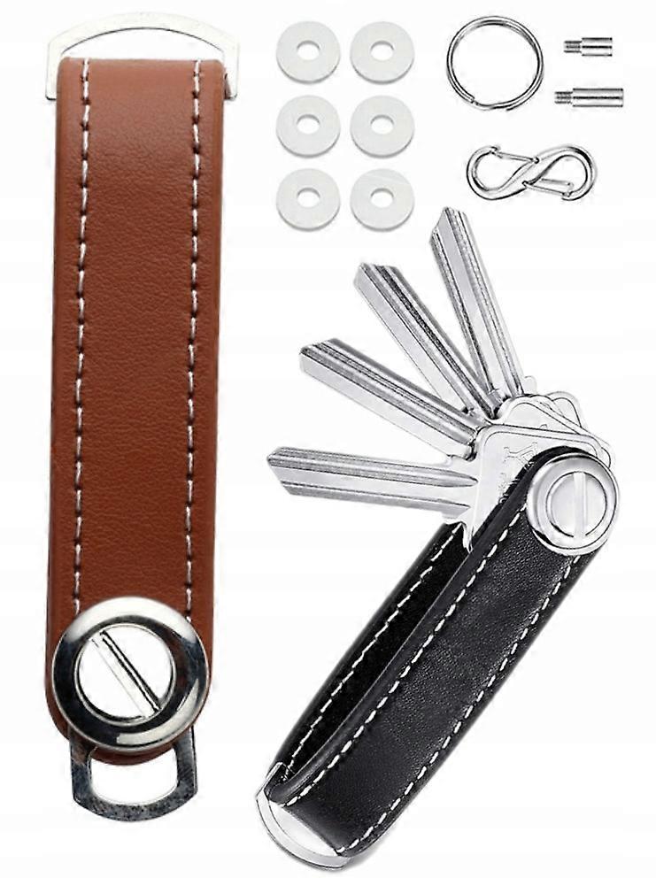 Key Organizer Leather Keyring Key Chain