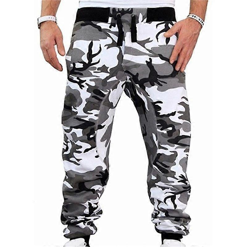 Hombres profesionales Joggers Camuflaje Pantalones de chándal