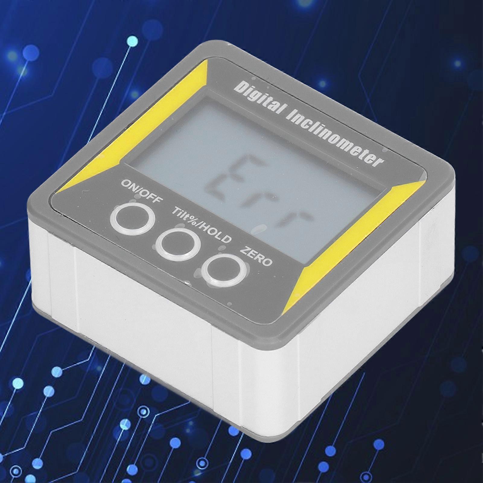 Inclinometer Digital Display Auto Shutdown Magnetic Level Angle Finder Gauge Tool 