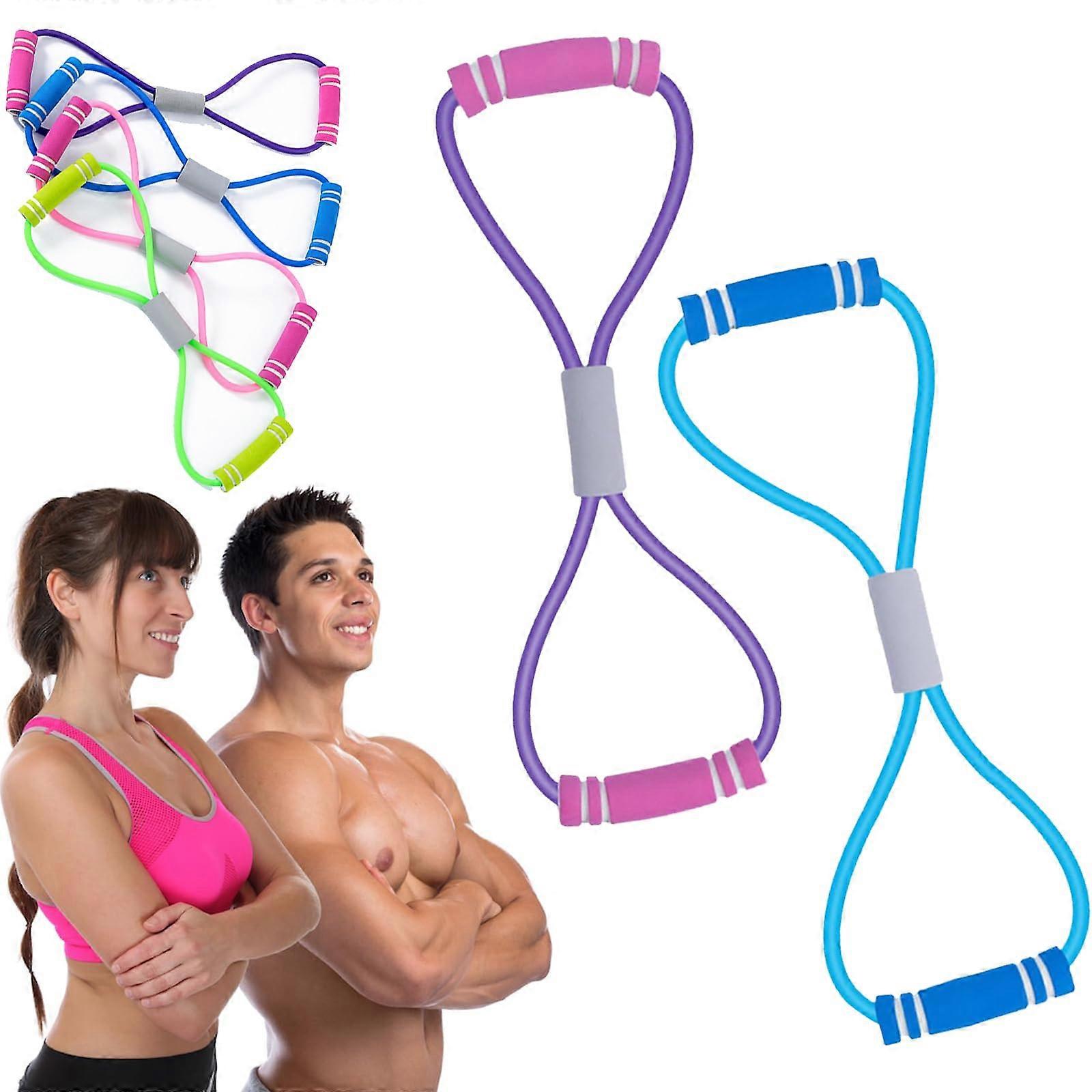 Saludea Resistance Band with Handles, Figure 8 Arm Exercise Bands, Saludea Resistance Bands