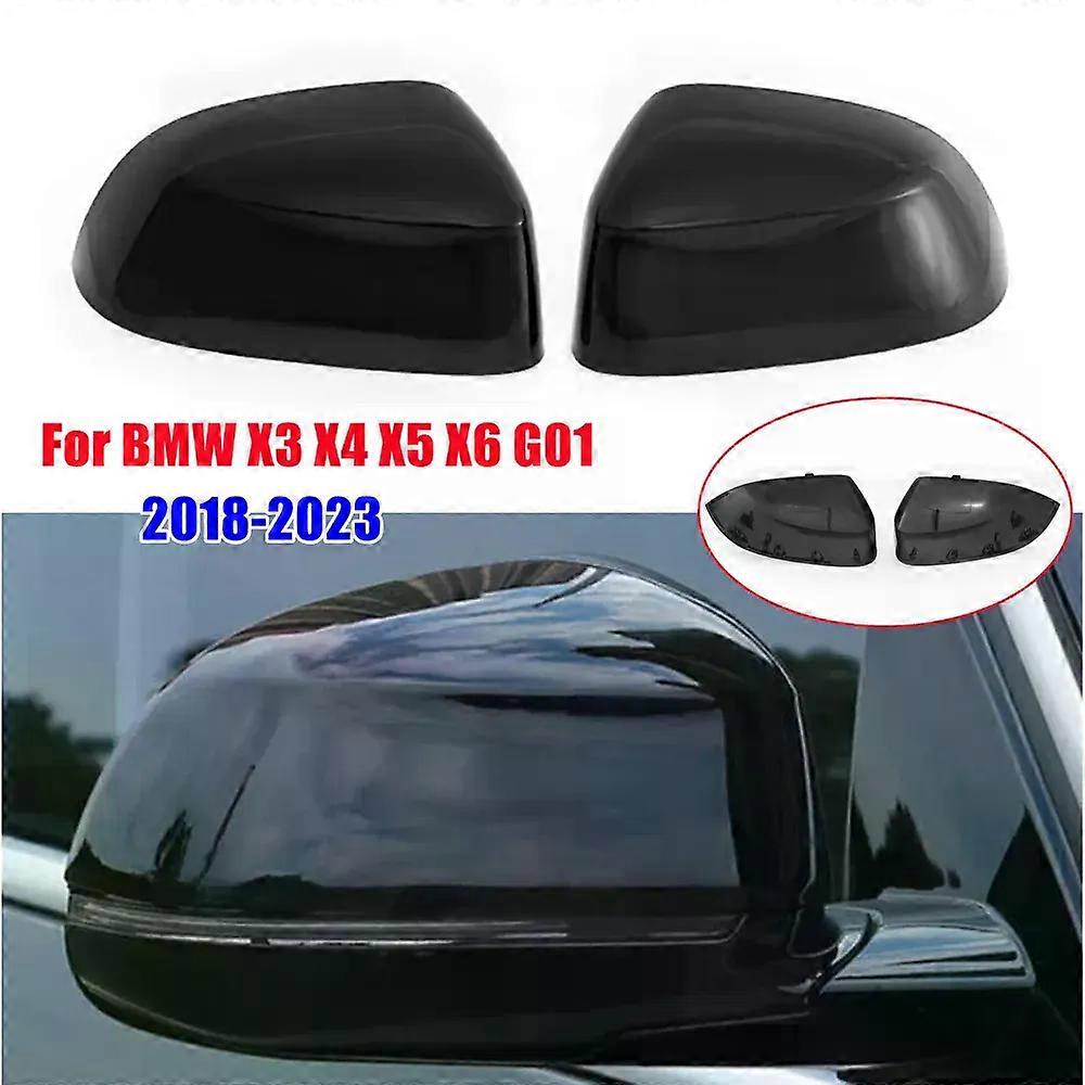 For BMW X3 G01 X4 G02 X5 G05 X6 G06 X7 2018 2019 2020 2021 Car Replacement Rearview Side Mirror Cover Wing Cap Door Shell Trim