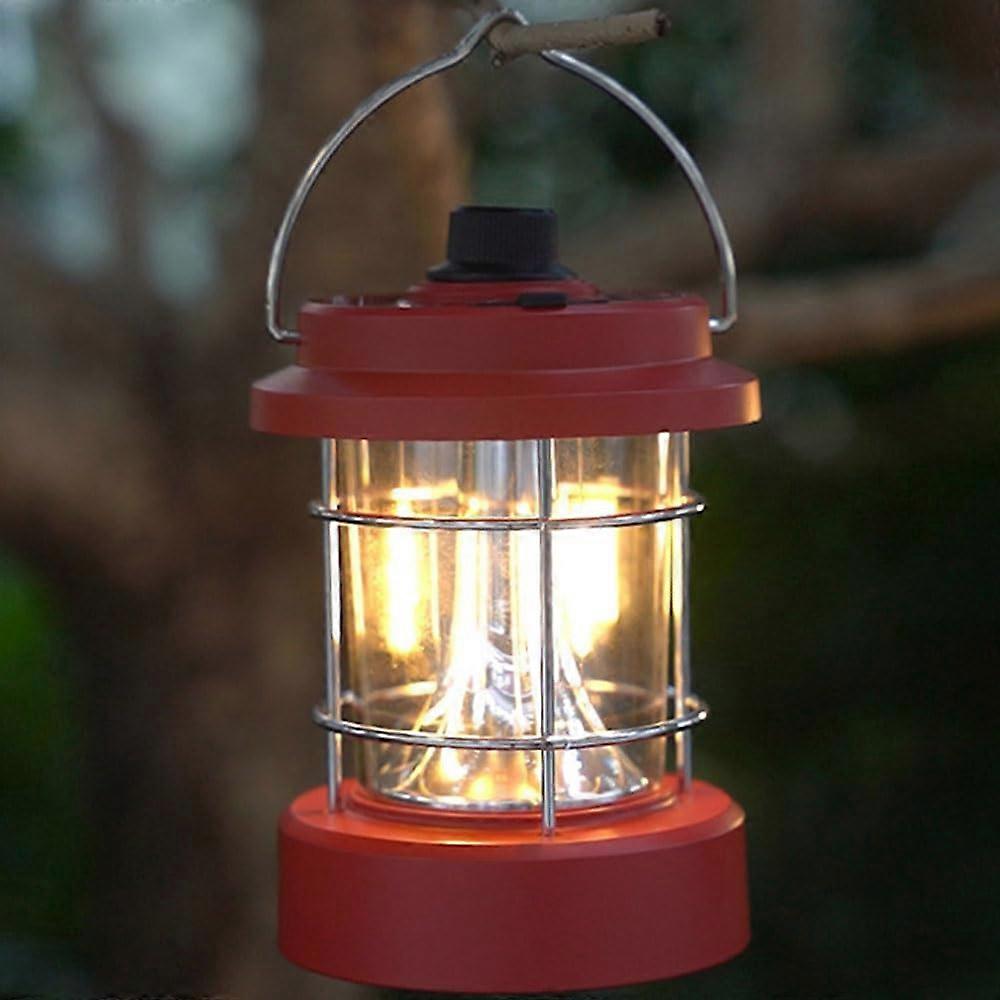 Atmosfera retrò ricaricabile luce esterna campeggio luce portatile
