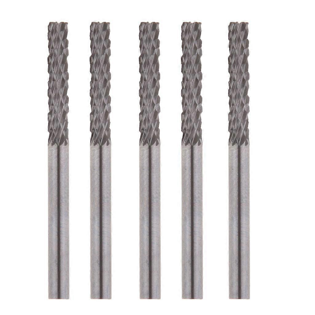 5 xTungsten Carbide Burr Double/ Rotary Burrs DIY Woodworking Tool