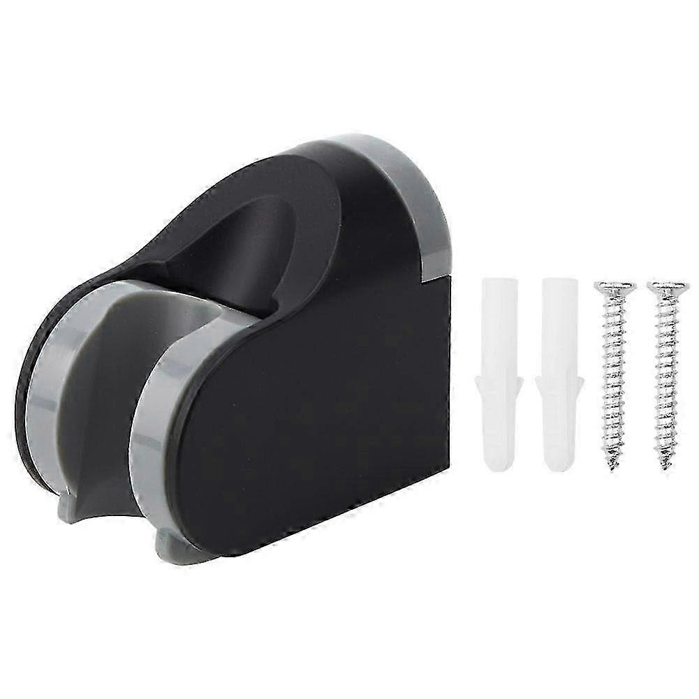 Adjustable and Movable Shower Head Bracket with ABS Matte Black Finish for Home Bathroom