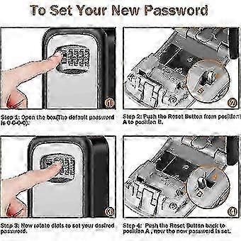 Key With Numeric Code, Key Box With Numeric Code Safe Method Safe, Key Safe