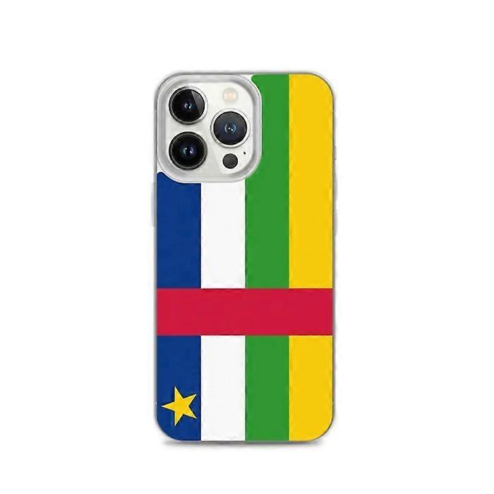 iPhone Case - Central African Republic - Flag - Flexible - Multicolor - Transparent TPU