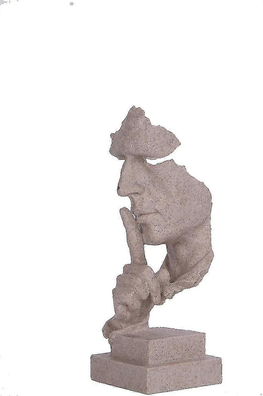 Abstract Sandstone Resin Sculpture For Home, Office, Library, Desk Decoration (31.5cm Tall)