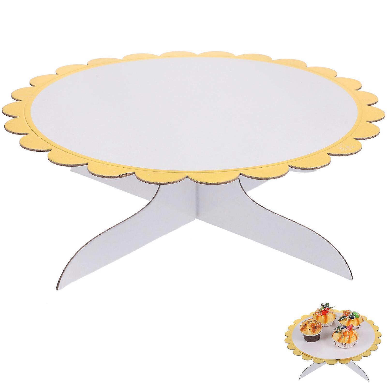 Stable Round Cake Stand for Efficiently Displaying Multiple Small Cakes