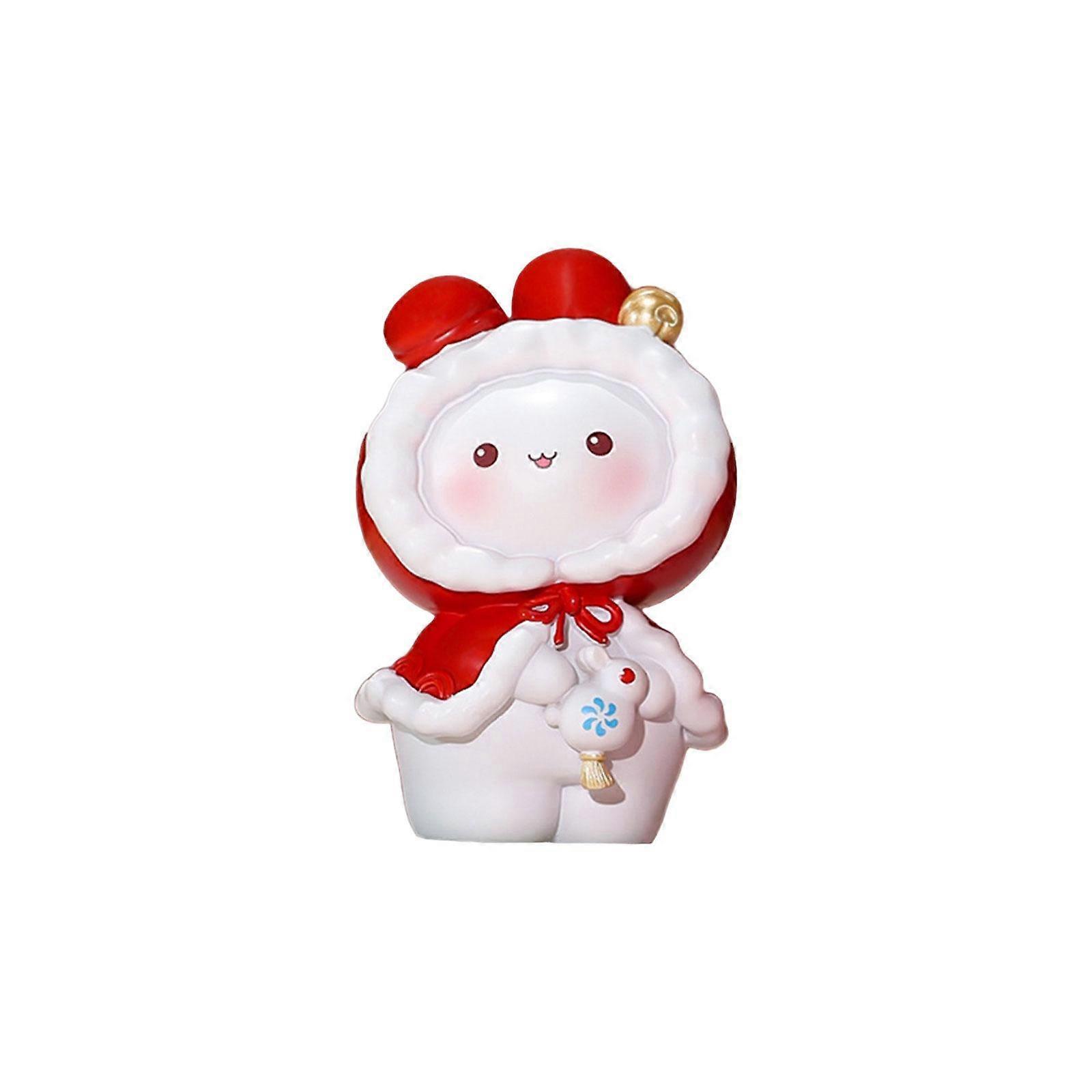 Rabbit Figurine Car Dashboard Ornament Statue Figure Collection for Landscape