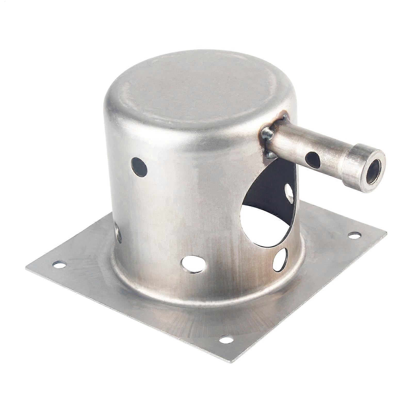 Grill Fire Burning Pot Replacement BBQ Fire Burn Pot Replacement Fire Pot Light Weight Replacement Parts Screws for Pellet Grill Burner