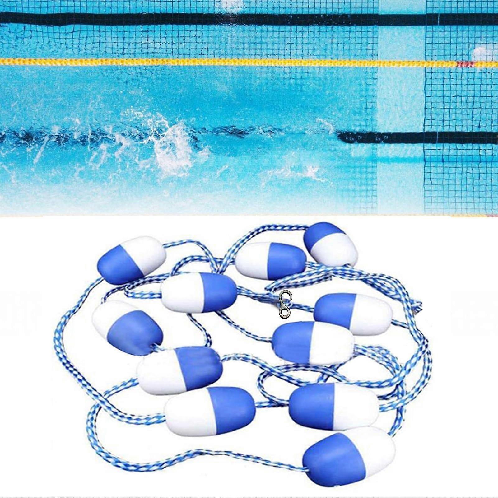Ool lane dividers, high lift, pool markers with stainless steel hooks for improved visibility, 18 m swimming pool divider for and organization