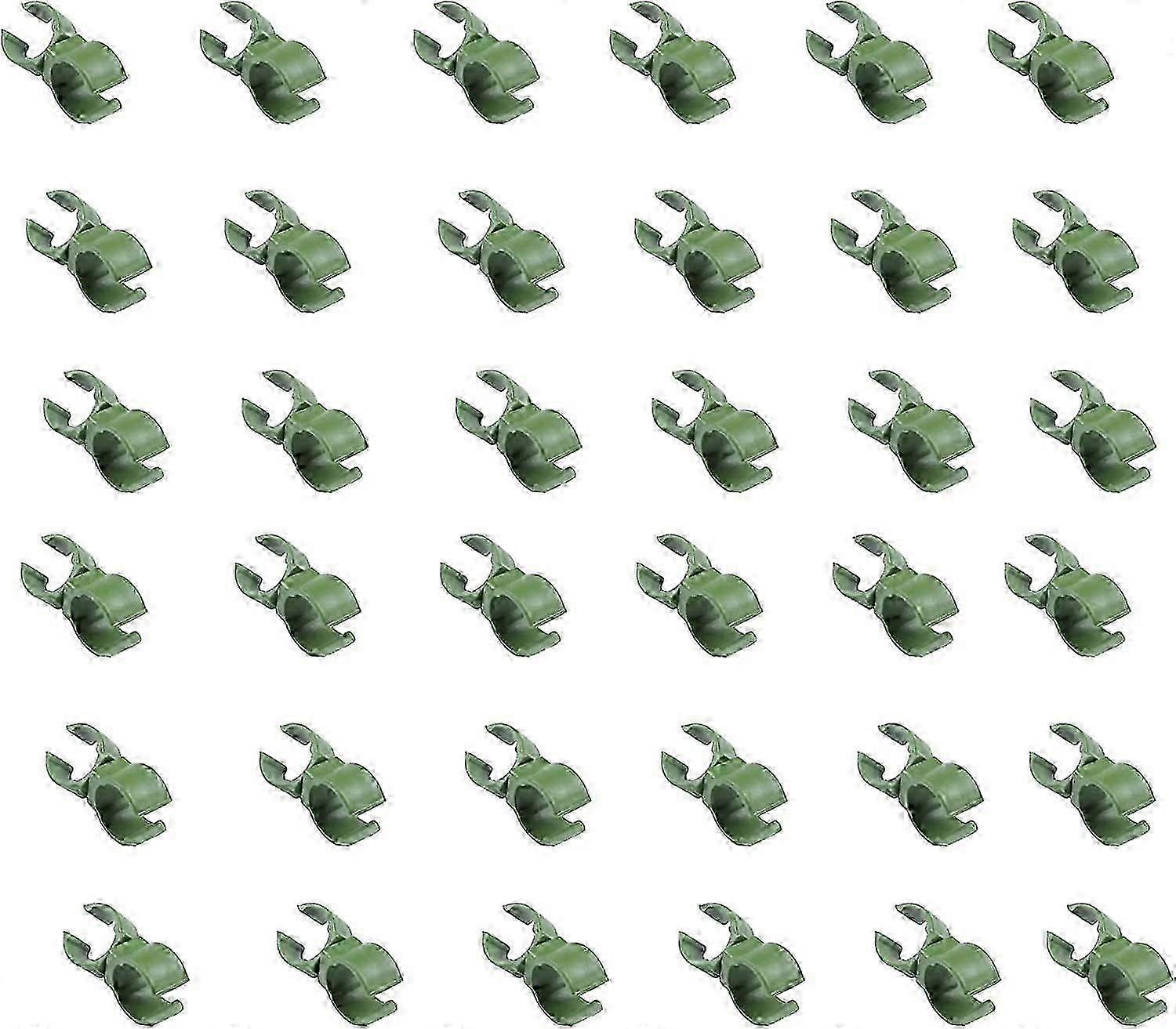 36 Pack Universal Plant Trellis Clips 20mm Plastic Rotating Clip Holder