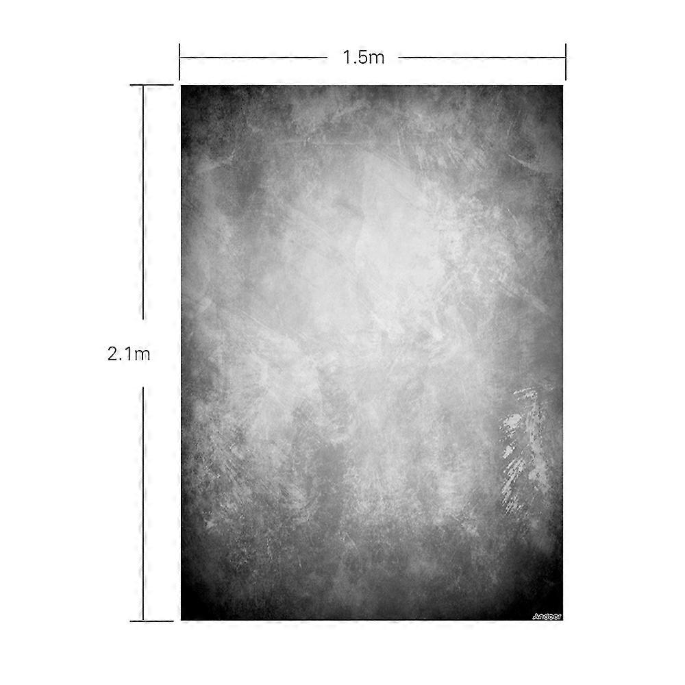 Andoer 1.5 * 2.1m/5 * 7ft Photography Background Grey Wall Backdrop for DSLR Camera Photo Studio Video Weeding Decor