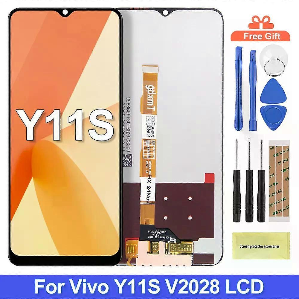 6.51'' OEM  For VIVO Y11s V2028 LCD Display Touch Screen With Frame Digiziter Assembly Replacement For Vivo Y11S Screen