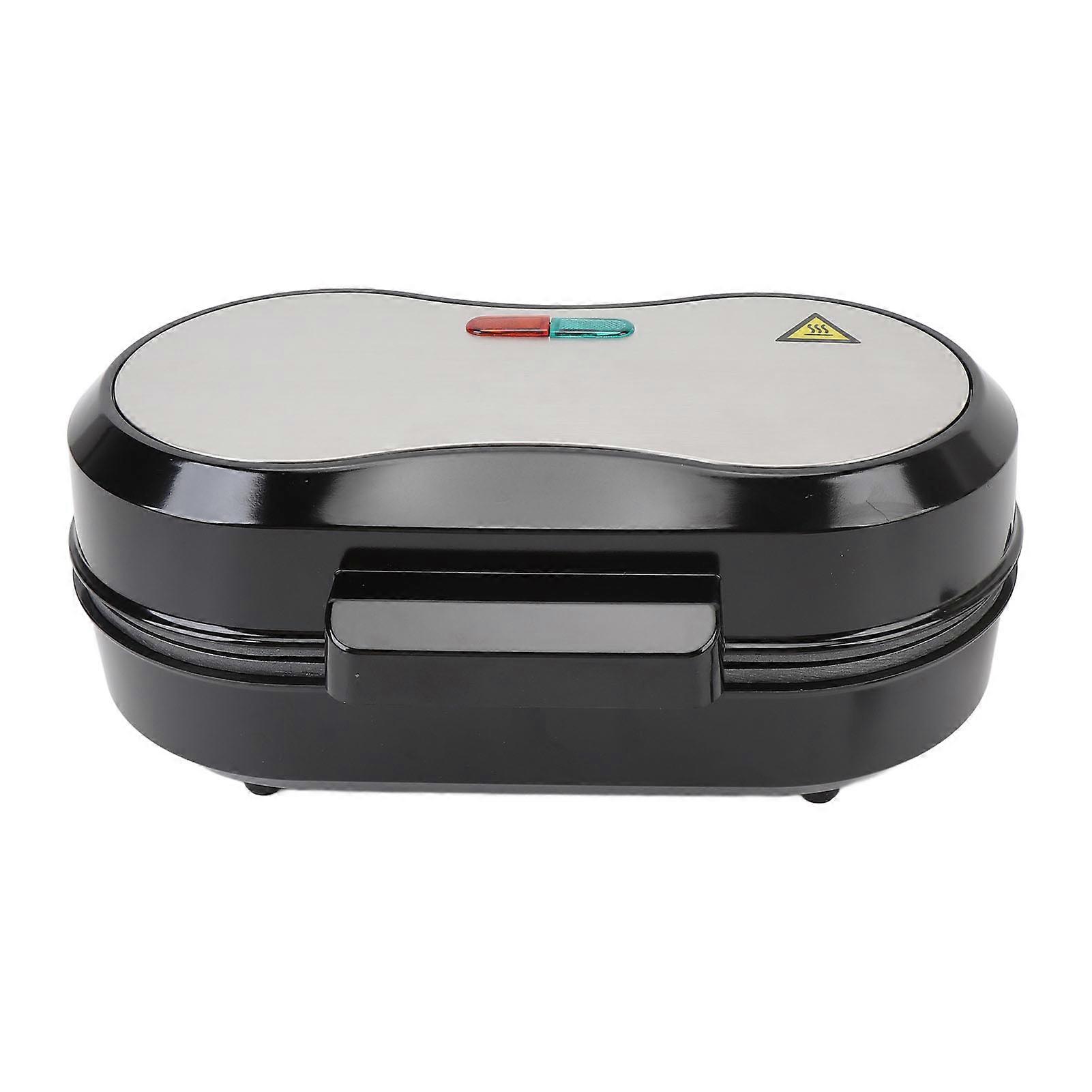 Omelette Maker Non Stick Double Mini Pancakes Maker Burger Breakfast Machine Small Electric Grill Ideal for Breakfast Lunch Snacks 110V US Plug