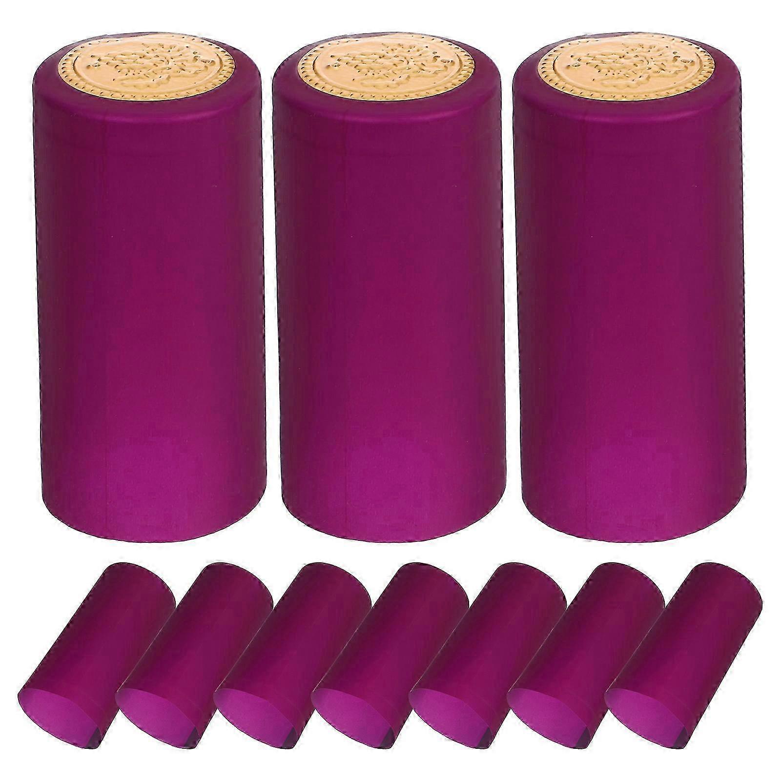 100pcs HeatShrink Wine Bottle Sealing Caps for Preservation