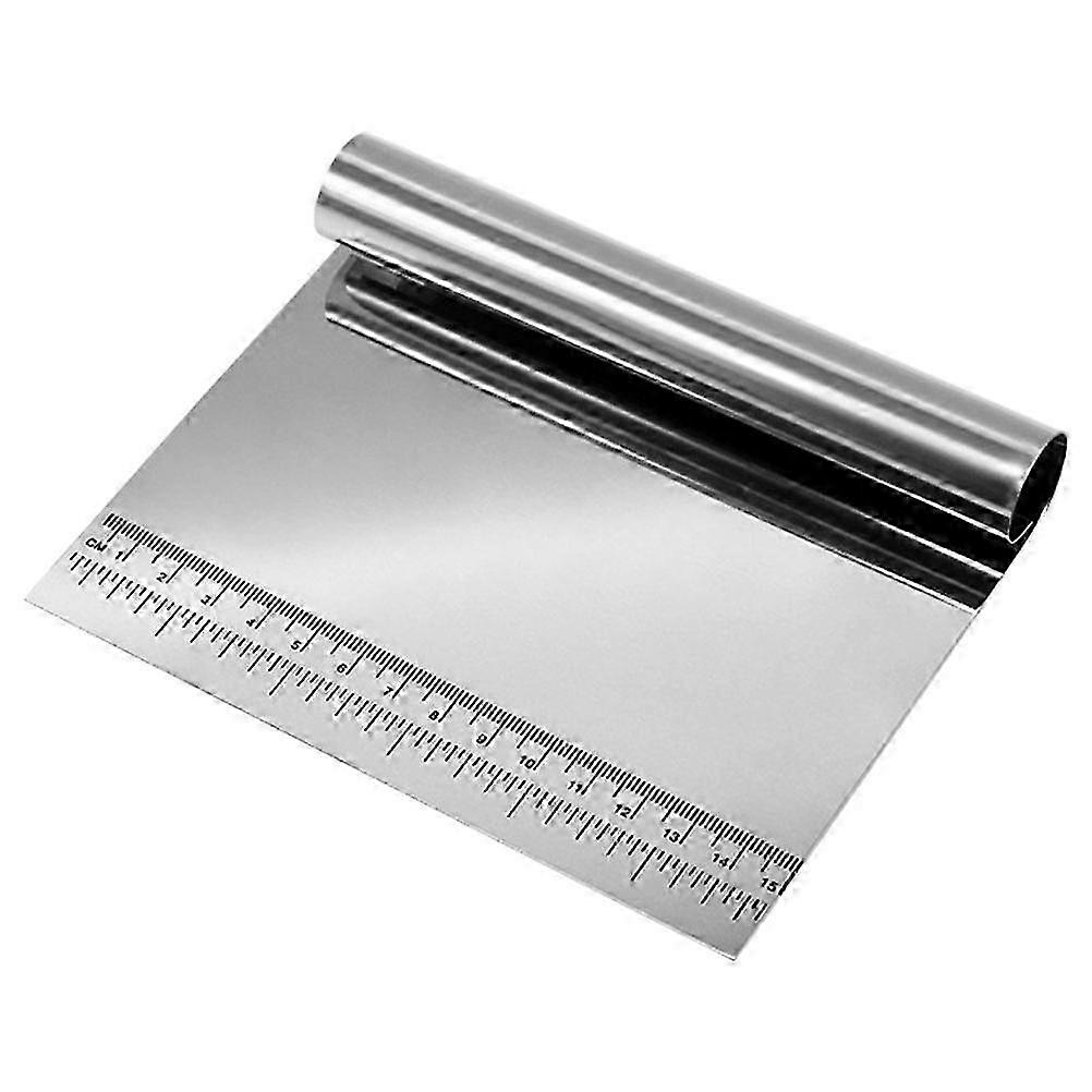 Kitchen Stainless Steel Dough Cutter Scale Cream Scraper Kitchen Gadget
