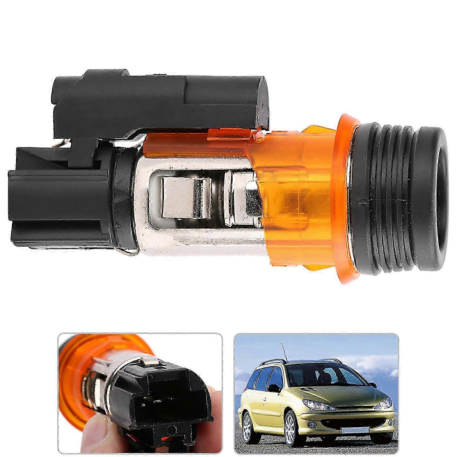 Qiilu Accendisigari 12V Per Peugeot 206, 308, 406, 607, 1007 – Ricambio In Metallo